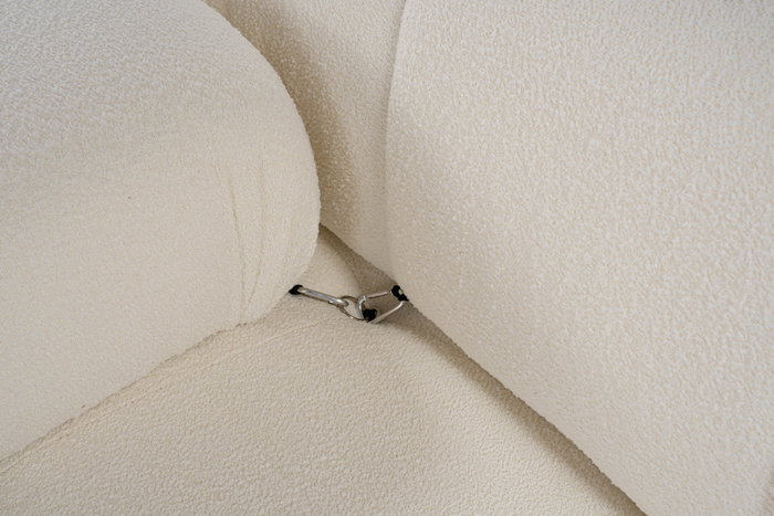 Atelier Del Sofa Bubble 3 Seater Bouclette Blanco